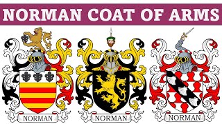 Norman Coat of Arms amp Family Crest  Symbols Bearers History [upl. by Yesiad]