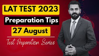 How to prepare LAT Test 2023  27 August LAT Preparation Tips [upl. by Froh801]