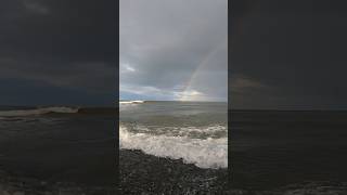 Early morning Aberystwyth uksurf goprouk waves oceanlover rainbow pointbreak [upl. by Tap]