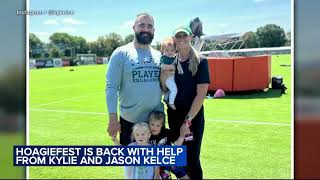 Wawa Hoagiefest 2024 features Jason and Kylie Kelce signature hoagies [upl. by Lifton]