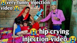 injection video pain in hip  injection cartoon baby in hip  injection video on hip  😭injection💉 [upl. by Llevrac]