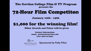 Gavilan College  72 Hour Film Competition [upl. by Gorga]