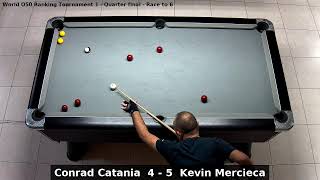 Conrad Catania vs Kevin Mercieca  World O50 Ranking Tournament 1  Quarter final [upl. by Eenrahc]