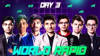 VIDIT VS ARJUN  WORLD RAPID AND BLITZ DAY 3 [upl. by Odarnoc279]