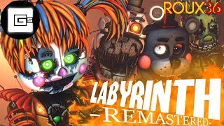 FNAFSFM Labyrinth REMAKE  CG5  Roux36 Animations FULL ANIMATION [upl. by Nazay]