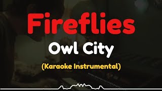 Owl City  Fireflies  Karaoke Instrumental [upl. by Mable]