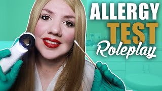 ASMR Medical Skin Allergy Test and Examination 🔎 [upl. by Kurys]