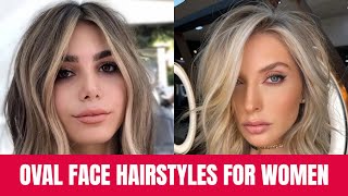 Top 10 Amazing Hairstyles For Oval Face 2024  Hairstyles For Women With Oval Face Shape  WFS [upl. by Nosyrb]