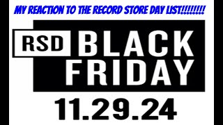 My 2024 Black Friday Record Store Day Reaction [upl. by Adnorahs658]