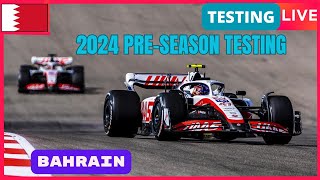 🔴F1 LIVE  2024 BAHRAIN PRESEASON TESTING  Live data Bahrain International Circuit [upl. by Llered]