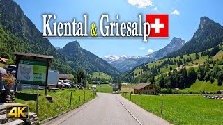 Switzerland Scenic Drive to Kiental and Griesalp in the Swiss Alps 🇨🇭 [upl. by Alvinia]