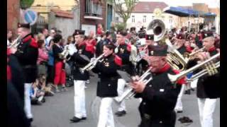 2009 04 13 BELGIUM LEMBEEK ST VEROONPROCESSIE PAASSOLDATEN INTOCHT CONGO PART 3 [upl. by Akilam]