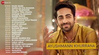 24 Hit songs Of Ayushmann Khurrana  Nazm Nazm Naina Da Kya Kasoor Dil Ka Telephone [upl. by Bohannon]