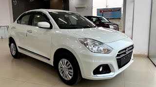 Maruti ki Sedan New Dzire vxi white sabse jada sell hone Wale car ki price hike Jan 2024 facelift [upl. by Haron]