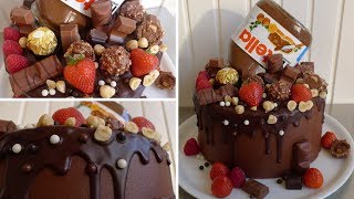 Recept voor een Chocolade Droom Taart boordevol chocolade  Bakken met Bastaart [upl. by Nyrrat654]