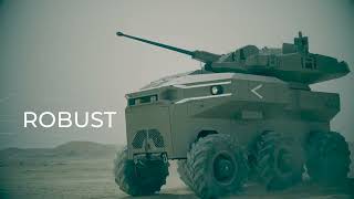 ROBUST  Israeli MOD amp Elbit Medium Robotic Combat Vehicle Credit Israeli MOD [upl. by Felisha]