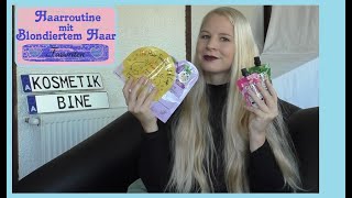 Haaroutine Blondiertes Haar  meine Favoriten [upl. by Ivanah400]