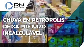 Chuva em Petrópolis deixa prejuízo incalculável aos moradores [upl. by Evonne]