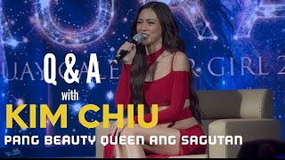 Q amp A with Tanduay Calendar Girl 2025 KIM CHIU [upl. by Cadel]