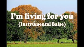 IM LIVING FOR YOU Instrumental Balse [upl. by Eelyek]