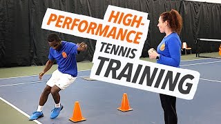 High Performance Tennis Training  Workout For Speed Agility Quickness and Conditioning [upl. by Thirzi536]