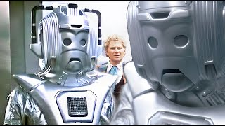 Attack of the Cybermen with New series Cyberman Voices [upl. by Oidiple524]