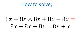 Simplest Algebra From Common Entrance Examinations😍😍😍 [upl. by Ellezig]