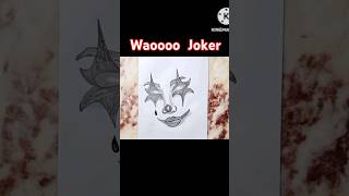 How To Draw Joker Face Easy Step By Step  Art For Beginnersjokershorts joker [upl. by Ayikaz]