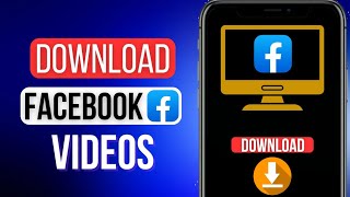 How To Download Facebook Videos On iPhone and Android  iOS amp Android 2024 [upl. by Swigart]