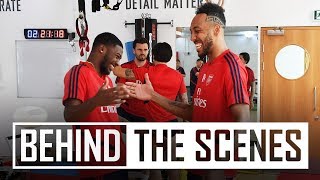 Arsenal return for preseason training  Behind the scenes [upl. by Beard]