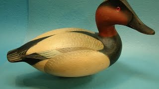 Decoy Carving Canvasback quotWard Stylequot Part 1 [upl. by Esinyl395]