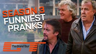 Clarkson Hammond and Mays Best Pranks from Season 3  The Grand Tour [upl. by Garrard]