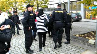 Policejní šikana v Mostě  6 říjen 2010 [upl. by Sink67]