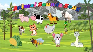 Hooray Animal Sounds Song  Animal Song  Kids Song [upl. by Scales]