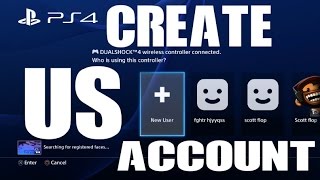 Create New PlayStation Network  PSN  SCEA  Account on the PS4 US NA Play Private PS4 Beta [upl. by Joby]