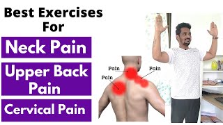 Best Neck Pain Relief Exercises  Quick Neck Upper Back And Trapezius Pain Relief  Cervical Pain [upl. by Fari]