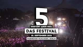 5 Jahre Gestört aber GeiL Das Festival 2022  Berlin [upl. by Anitsim]