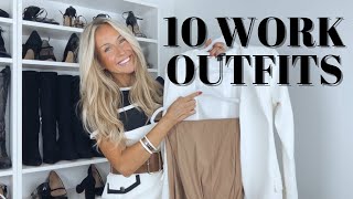 10 WORKWEAR OUTFIT IDEAS  What to wear to the office [upl. by Friedberg314]