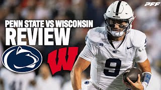 Penn State vs Wisconsin Review  PFF Grade Release Show [upl. by Eibob]