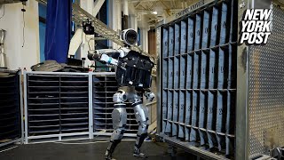 Boston Dynamics releases video of Atlas robot that now needs zero help from humans to perform tasks [upl. by Eustis360]