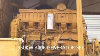 350KW 3406 CATERPILLAR GENERATOR SET LOAD BANK [upl. by Aidahs604]