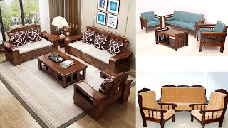 115 Wooden Sofa Designs Ideas II Modern Wooden Sofa Designs [upl. by Abernon]