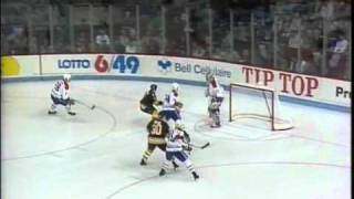 1991 BruinsHabs Adams Div Final Games 47 [upl. by Largent]