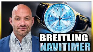 Breitling Navitimer GMT Ice Blue A32310 Review [upl. by Lovett206]