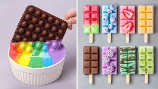 How To Make Rainbow Cake Decorating Ideas  So Yummy Chocolate Cake Decorating Tutorials [upl. by Gilus371]