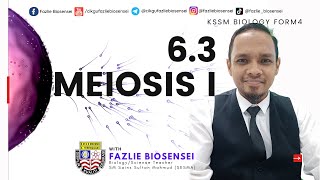 BIOLOGY KSSM F4  MEIOSIS I [upl. by Ricoriki]