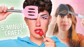 Exposing 100 WORST 5 Minute Craft Makeup Hacks [upl. by Mariquilla791]