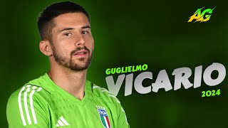 Guglielmo Vicario 202324 ● The Italian Wall ● Best Saves  HD [upl. by Aicemak]