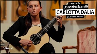 Carlotta Dalia plays Sonata in G Major K 14 by Scarlatti on a 2021 Walter Verreydt  Siccas Guitars [upl. by Elwyn]