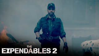 Helicopter Knife Fight Scene  The Expendables 2 [upl. by Basham]